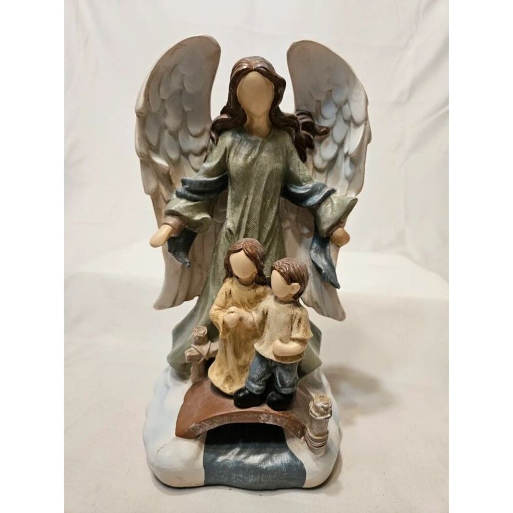 Joseph's Studio Classic Guardian Angel 10" Tall Figurine